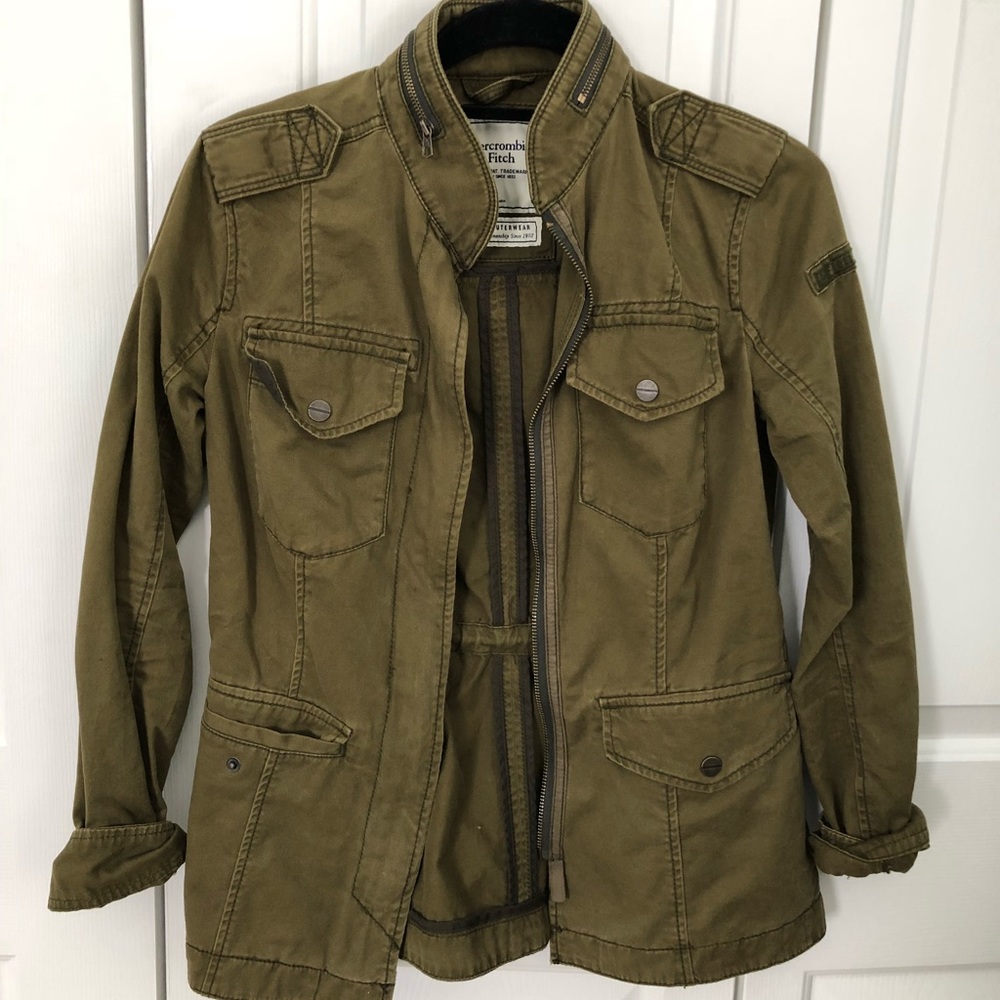 Abercrombie Military Twill Shirt Jacket